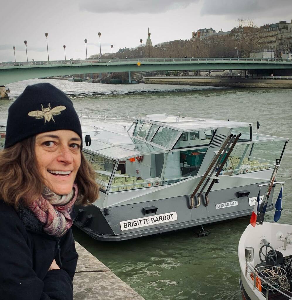 On this trip to Paris I was freezing, tired and apparently searching for Brigette Bardot along the Seine.

A few months before this photo we were in Marseille, and met these sisters (2nd photo) celebrating the memory of their mother. 

The restaurant at … instagr.am/p/CZzZZ2KM4l6/