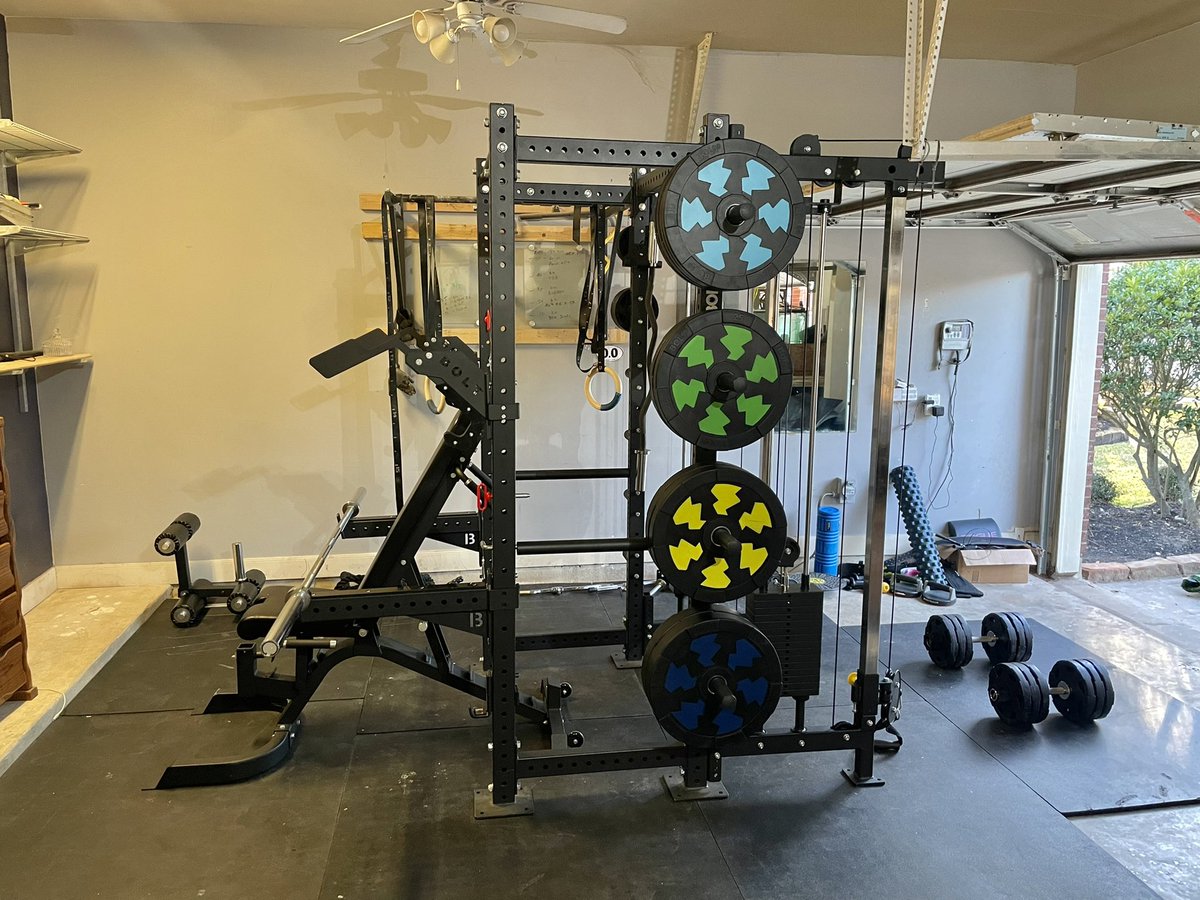 iamseipel's tweet photo. Phase one of home gym complete. https://t.co/qB51PfIlfL