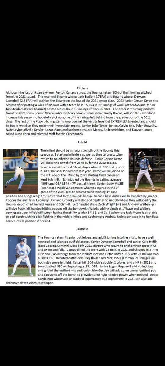 Pope Baseball tweet media