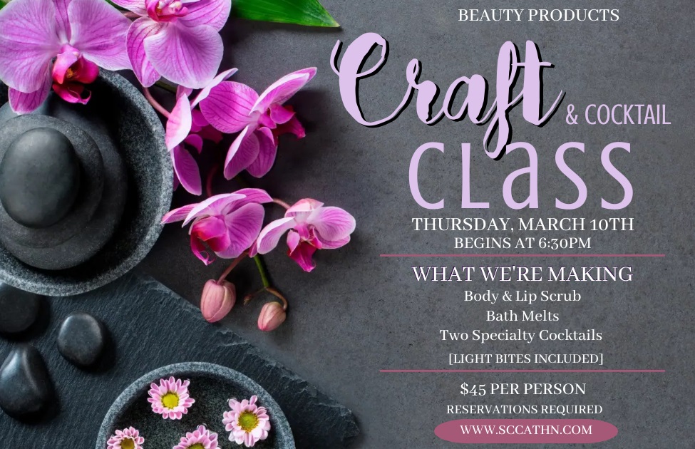 SCCatHN's tweet photo. We are excited to host our upcoming Craft and Cocktail Class where we will be making our own Beauty Products! Make your reservations now before there is a waitlist. Email keena@houstonnationalgolf.com or go through your website log in! https://t.co/twiqXVG69w