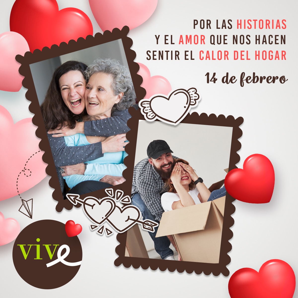 Viveinmuebles's tweet photo. Por la ilusión, las historias, la emociones y el #AMOR ❤️que nos hacen sentir el #CalorDelHogar.
Disfruta y #VIVE 💕#SanValentín 💕
#ViveInmuebles https://t.co/M8nKj8Slgu