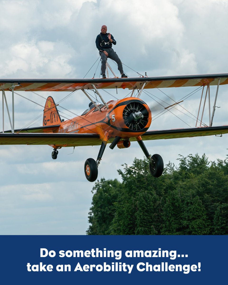 We host a number of incredible challenges every year in which you can do something amazing while raising funds for Aerobility. Rest assured knowing that every pound you raise supports our community!

Take an Aerobility challenge: ow.ly/9paa50HRNfq

#aerobility #charity