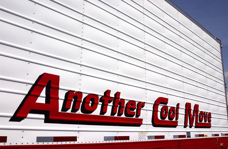 HISTORY: In the 1990's, Viola Erb asked “Why don’t we have a slogan?” Specialized in hauling refrigerated goods, she thought “Another Cool Move” would be perfect. Nothing happened for a few years. In 1997, Vernon surprised her with the slogan and it's been on every trailer since.