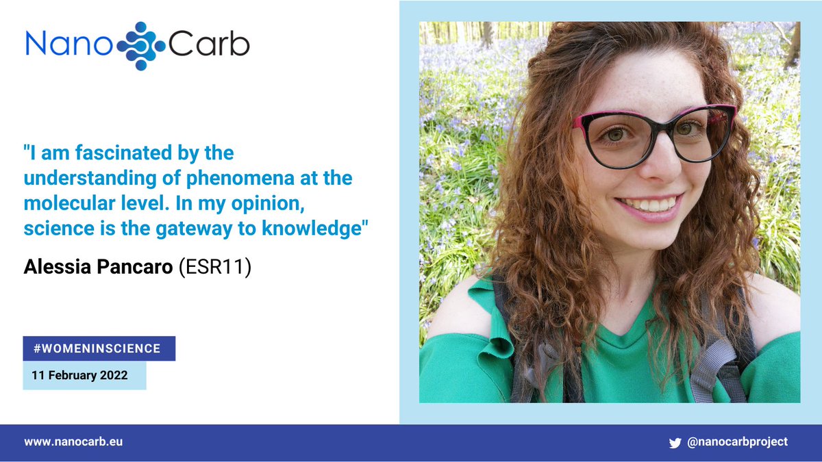 nanocarbproject's tweet photo. In #Nanocarb, @AlessiaPancaro is working on developing a biosensing platform for lectin detection related to cerebrovascular disease using nanoplasmonics.

#Womeninscience #H2020 #MSCA #MarieCurious @REA_research @ChemistryRCSI
#WomeninScienceDay @VITObelgium https://t.co/kodsAg1ZlC