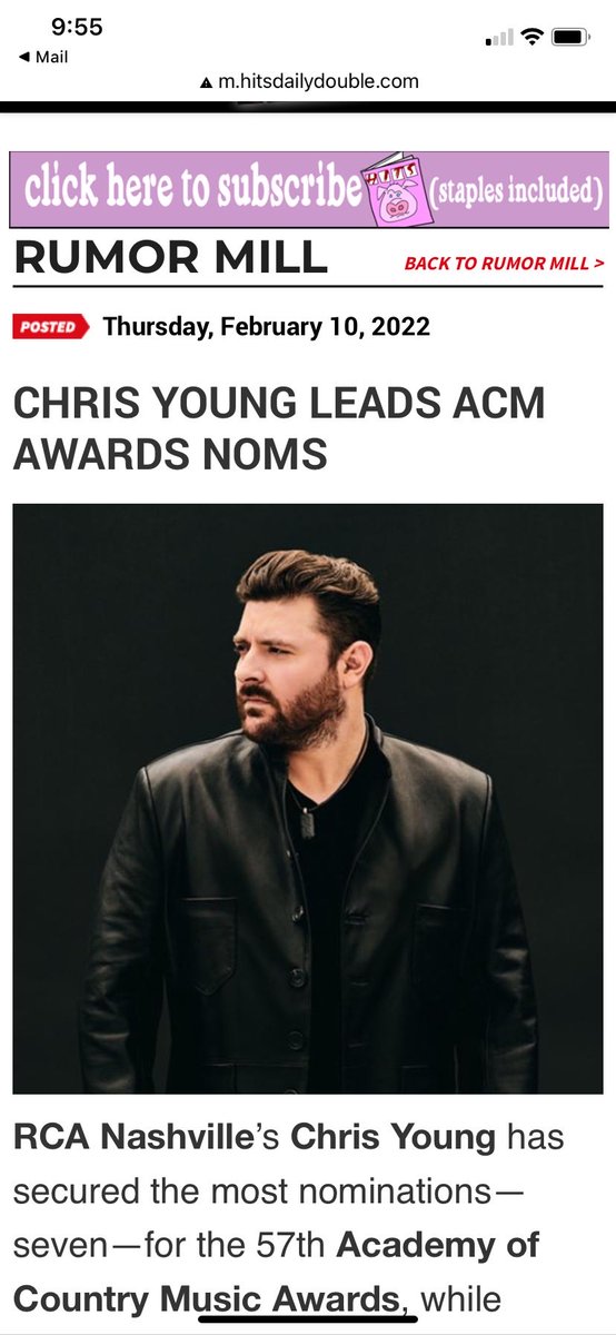 robbeckhamamg's tweet photo. So proud of our team!  Congrats ⁦@ChrisYoungMusic⁩ ⁦@kanebrown⁩ ⁦@ArtistMgmtGroup⁩ https://t.co/sS3b3lIndo