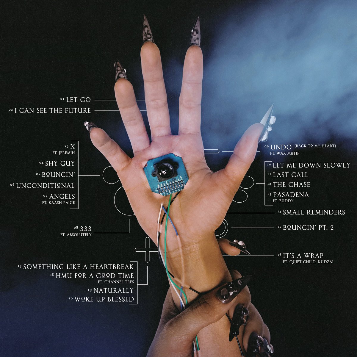 .<a href="/Tinashe/">TINASHE</a> has released the cover and track-list for the deluxe version of "333", which will be released on March 3rd.