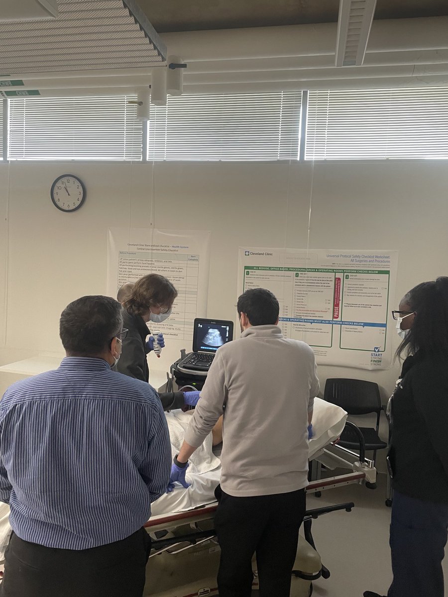 Med Peds Hospitalist (@medpedshosp) on Twitter photo #POCUS course day 4 at <a href="/ClevelandClinic/">Cleveland Clinic</a> - Abdominal exam today! Superb teaching, mentoring, facilitation and instruction!!! World class!!!
<a href="/AmmarSaati/">Ammar Saati عمار ساعاتي</a> @EdenBern <a href="/FoxStevenW/">Steve Fox</a> <a href="/DrEileenBishop/">Eileen M Bishop, DO</a> <a href="/CCF_IMCHIEFS/">Cleveland Clinic IM</a> <a href="/Mud_Fud/">Richard M. Wardrop III, MD, PhD, MACP, SFHM, FAAP</a> #POCUS course day 4 at <a href="/ClevelandClinic/">Cleveland Clinic</a> - Abdominal exam today! Superb teaching, mentoring, facilitation and instruction!!! World class!!!
<a href="/AmmarSaati/">Ammar Saati عمار ساعاتي</a> @EdenBern <a href="/FoxStevenW/">Steve Fox</a> <a href="/DrEileenBishop/">Eileen M Bishop, DO</a> <a href="/CCF_IMCHIEFS/">Cleveland Clinic IM</a> <a href="/Mud_Fud/">Richard M. Wardrop III, MD, PhD, MACP, SFHM, FAAP</a>