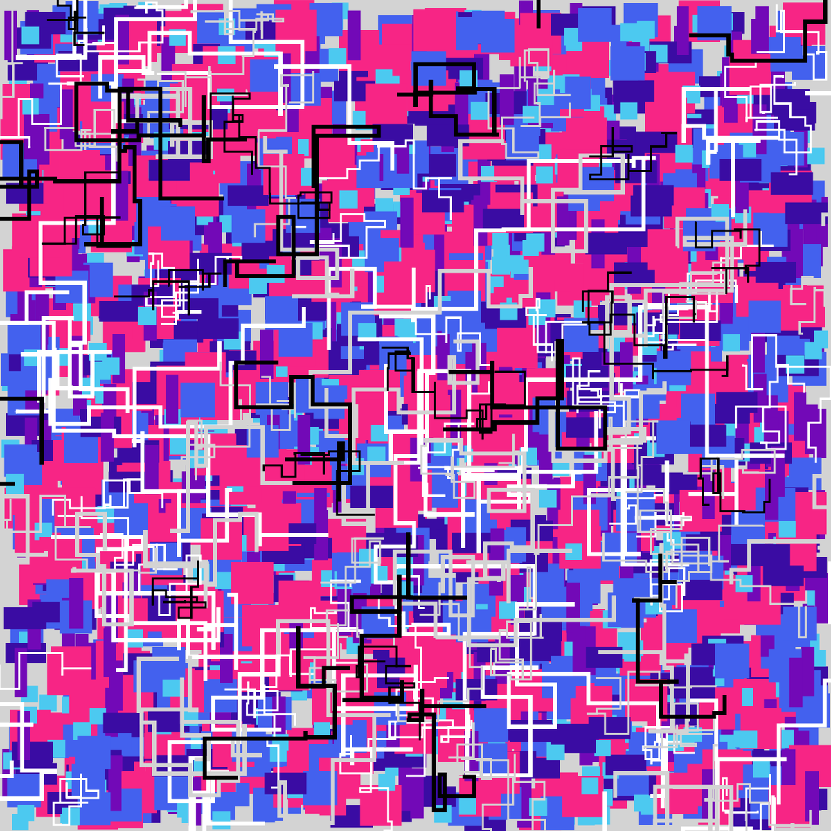 paolob67's tweet image. Inspired by @digconart. Not at all at that level (but that wasn&apos;t the intention). Just my first step in #generativeart. Anyways, can see the potential but I&apos;ll give it a shot with with a brush and a canvas. No messing around with all those randoms and params!