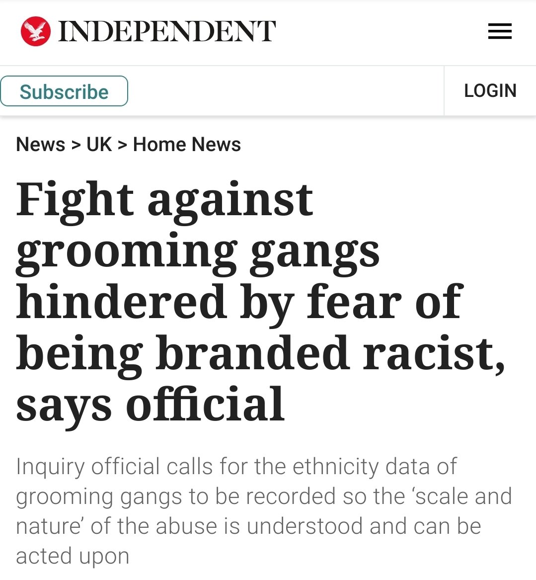 Billy2_O's tweet photo. Police and authorities won't stop grooming gangs from raping White girls because they are afraid of being perceived as racist. https://t.co/7eaTwKHgBR