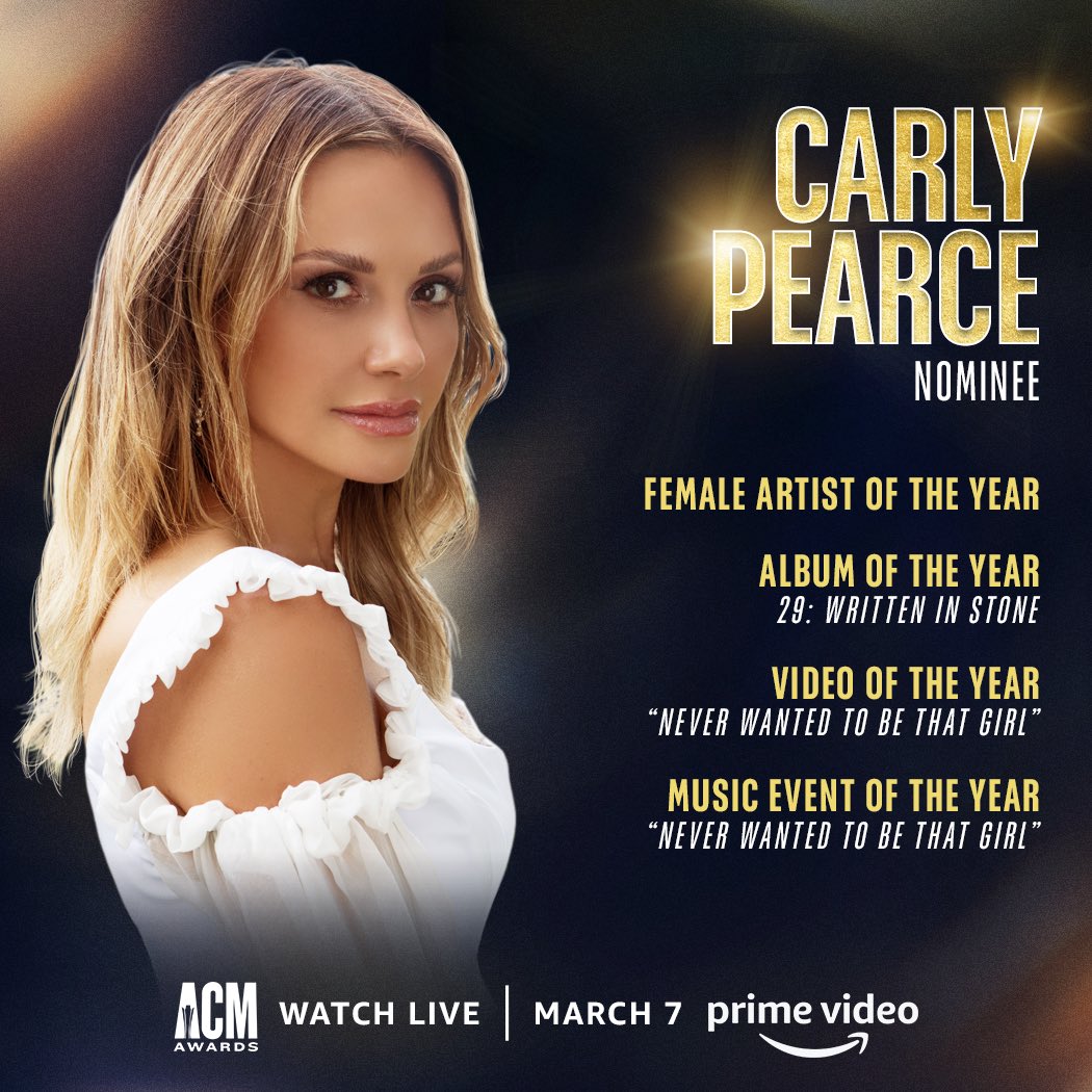 When I get news like this, I almost don’t know what to say. This has been such a journey, and I take none of it for granted ever. Each one of these nominations means the world to me. Know that! Know how much all of this means to me…😭♥️ #acmawards