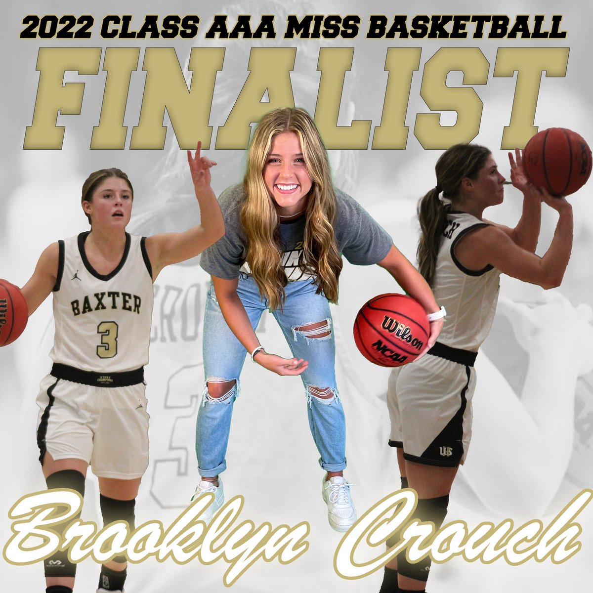 uppermanhoops's tweet photo. Please join us in congratulating Lady Bee Brooklyn Crouch as she was named a Miss Basketball Finalist for Class AAA!! We are so proud and excited of our #3! Congrats B! Well deserved! 💛 @crouch_brooklyn @chadamycrouch1 https://t.co/z1DEjshwpX