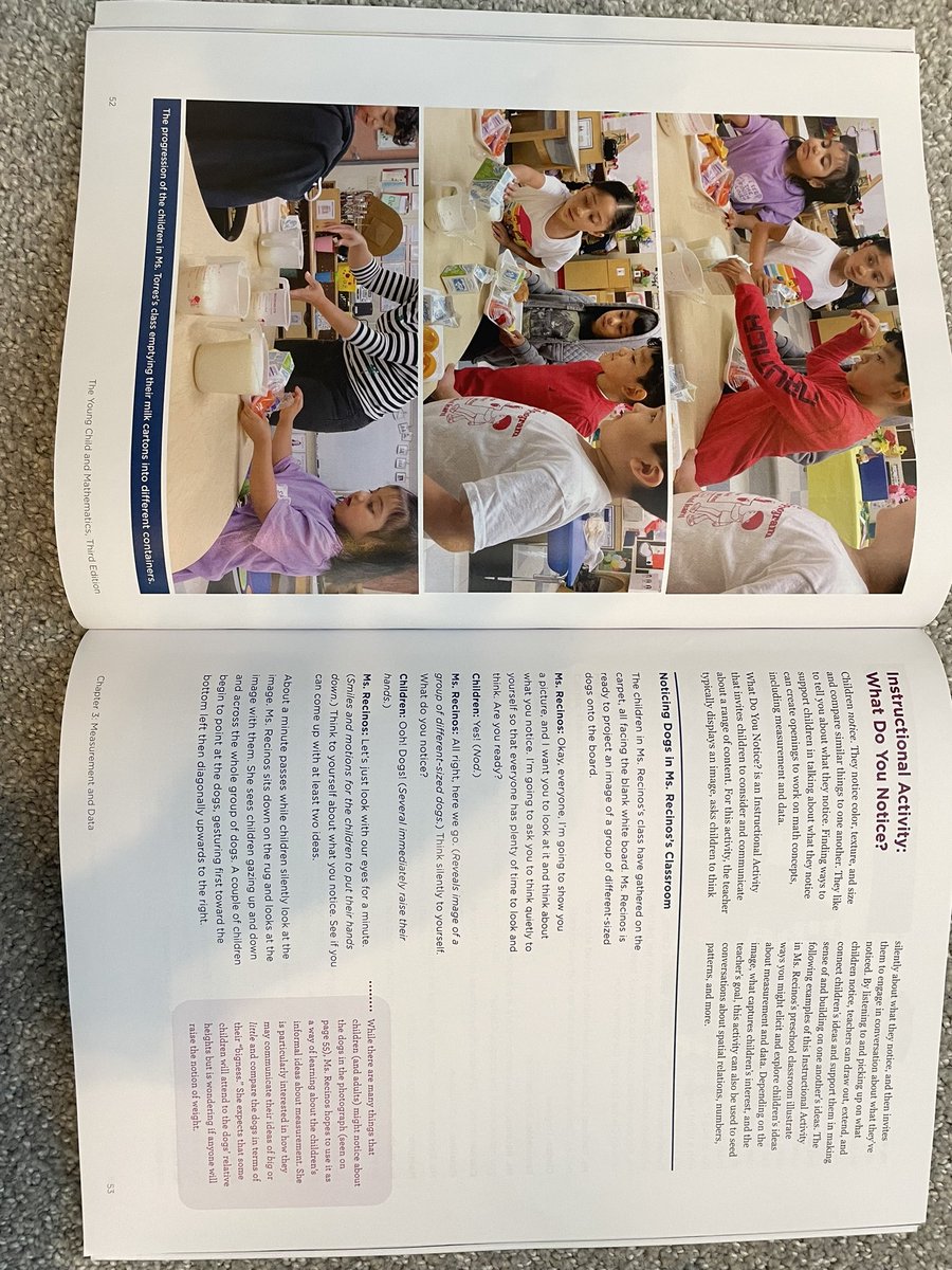 Just finished The Young Child and Mathematics (Third Edition) and it is DELIGHTFUL. The voices of children and teachers shine through brilliantly.  Well done, <a href="/Angelaturrou/">Angela Turrou</a> @CarrythZero and @meganlfranke !