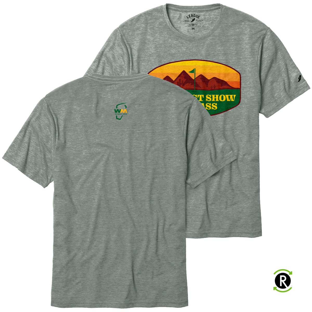 UnifiSolutions's tweet photo. #WMPhoenixOpen attendees have the chance to purchase Bermuda Sands, Loudmouth, and League-Legacy apparel at the tournament this week that's made with REPREVE recycled performance fibers. Each piece of exclusive merchandise keeps bottles out of the landfills! @WasteManagement https://t.co/g30zxebQ8z