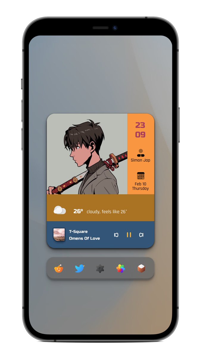 Simonjap63's tweet photo. Again inspired by android setup..
Big thanks to my man @iamkalemc 
#fika @theWhyMS #basescript @JunesIphone #boxy @wvabrinskas #snowboard @SparkDev_ #xenHTML @akamatchstic #mockup @screenshot_pro https://t.co/yMCmUS4jOS