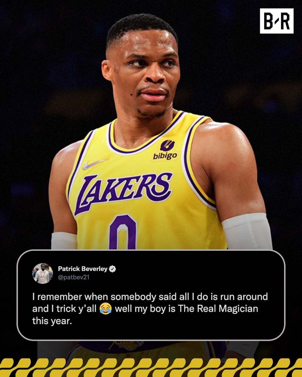 Pat Bev never forgot what Russ said about him 👀