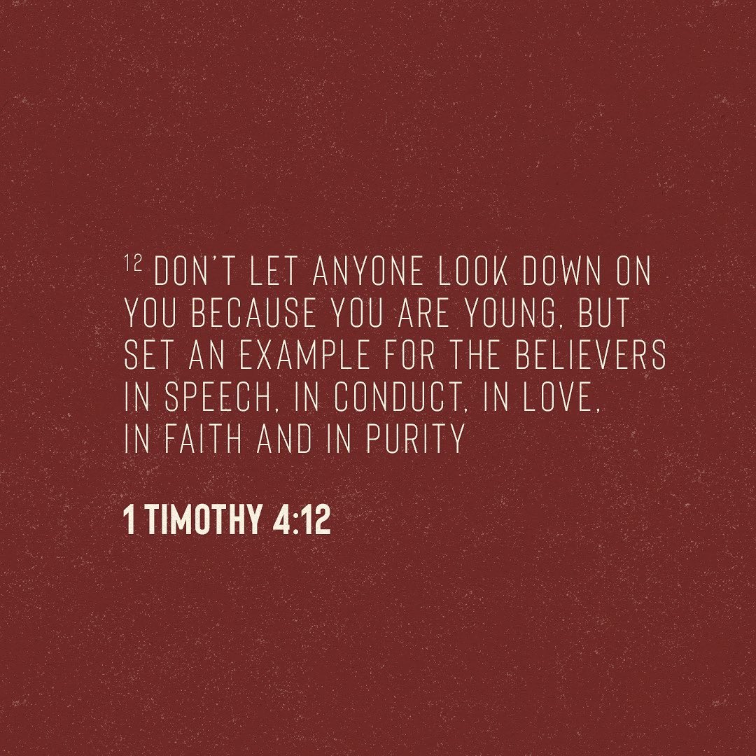 Last week, we kicked off a whole new series where we’ll discover what it means for mature believers to set “A Good Example” as outlined for us in 
1 Timothy 4:12. 

Paul’s words to young Timothy give us a foundational view of what influence really looks like.