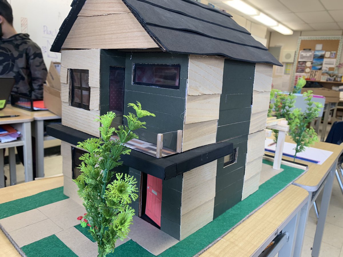 MrsHoggart's tweet image. Today was the big reveal for students home building #PBL task. I was blown away with their creativity! We are measuring each room in cm and creating floor plans to scale in preparation to build their own #GoogleSite to “sell” their home on. #tvdsbmath