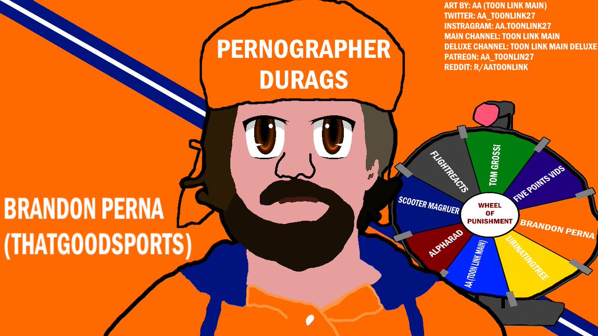 aa_toonlink27's tweet photo. My photoshop work of @BrandonPerna woth his monkey-tail beard and the wheel of punishment
#Photoshop #ClickbaitSports #monkeytailbeard https://t.co/rbupuYTU62