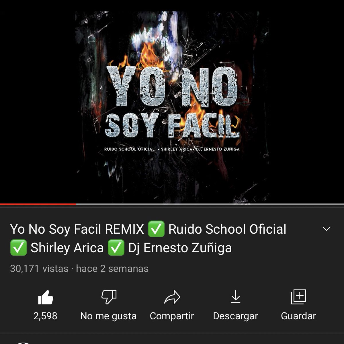 aunconfe's tweet photo. El hit del momento #YoNoSoyFacil Remix, by Shirley Arica, Ruido school y dj Ernesto Zúñiga. Ya supero las  30 000 vistas en YouTube 🔥👏🏼 #AlDíaConShirley https://t.co/8JwGvGC2G1