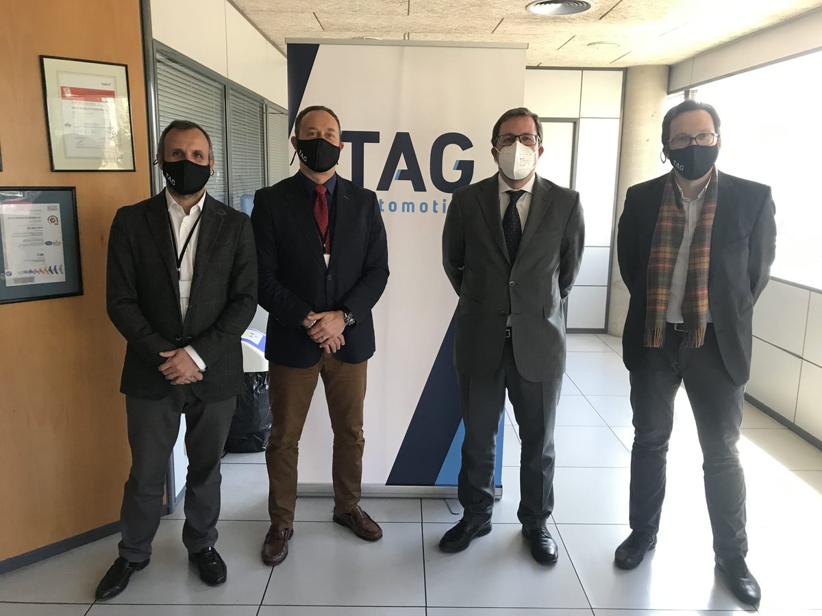 📍En Terrassa | El SGI, Raül Blanco, ha visitado la empresa <a href="/TAG_automotive/">TAG Automotive</a>

🗣"Gracias a <a href="/TaurusEsp/">Taurus ES</a> por su confianza en el futuro de la industria catalana"

El SGI ha visitat l'empresa TAG Automotive

🗣"Gràcies a Taurus per la seva confiança en el futur de la indústria catalana
