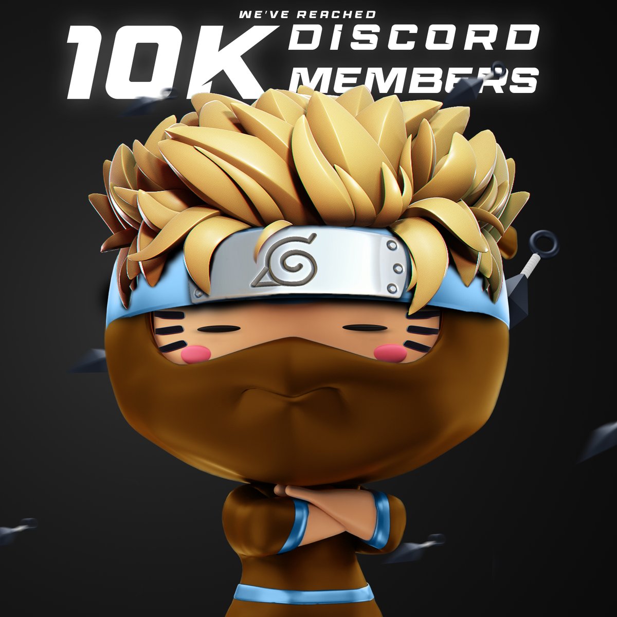 10,000 Ninjas on our DISCORD🔥
This number is unbelievable... We LOVE you NINJAS🥷
NINJAS to the moon 🚀