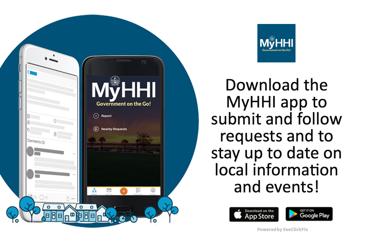 TownofHHI's tweet photo. We’re excited to launch our new Town app and reporting tool, MyHHI. ⚠️📲
This app makes it easier than ever for you to report non-emergency issues and service requests to the Town of Hilton Head Island.
Learn more at https://t.co/ES0WErZa4b.
#myhhi #seeclickfix #letsfixit https://t.co/6ja2Ca2bJA