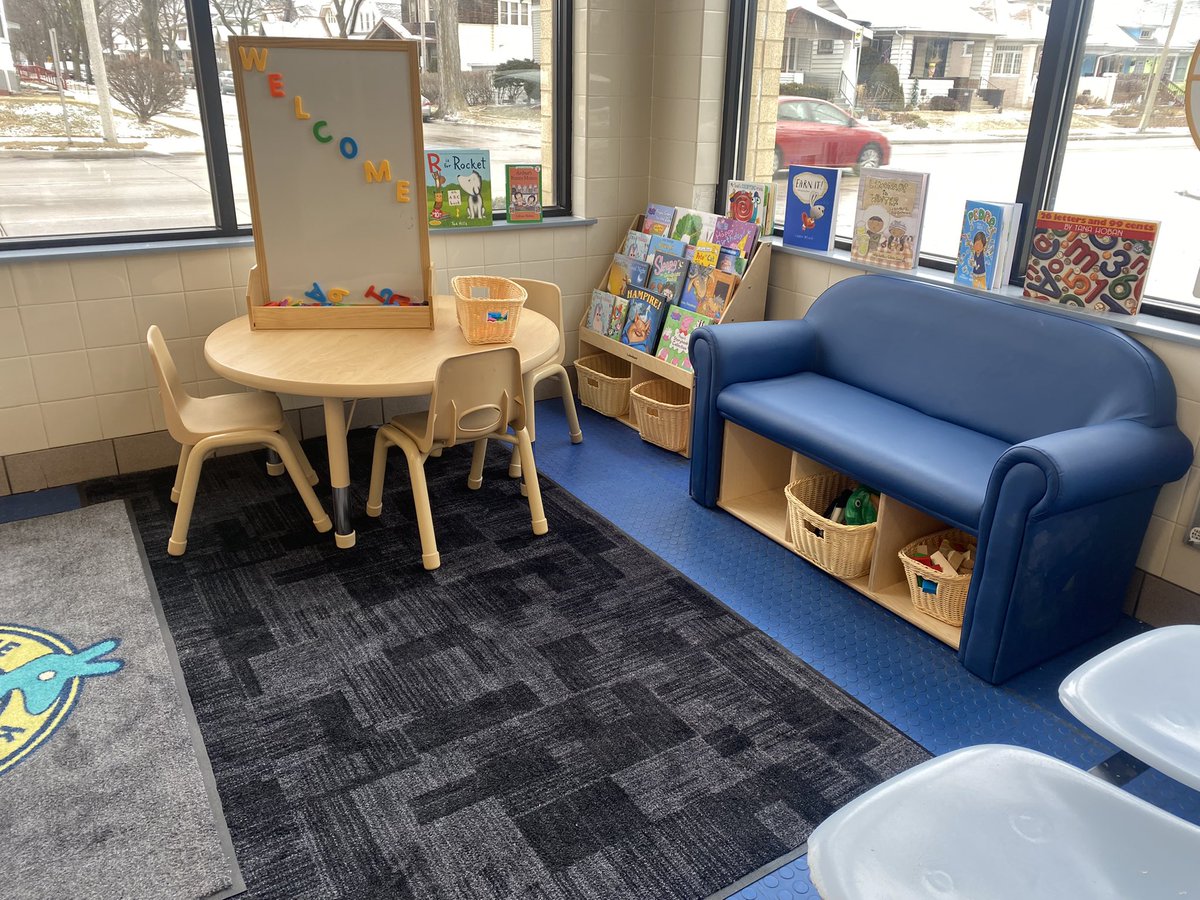 TajmaHallTV's tweet photo. #HappeningNow READ, PLAY, LEARN: I’m at the Blue Kangaroo Laundromat on 29th &amp; Greenfield in Milwaukee for the unveiling of a new space to help support kids &amp; encourage learning outside of the classroom. @CBS58 https://t.co/w4R94xBOSg