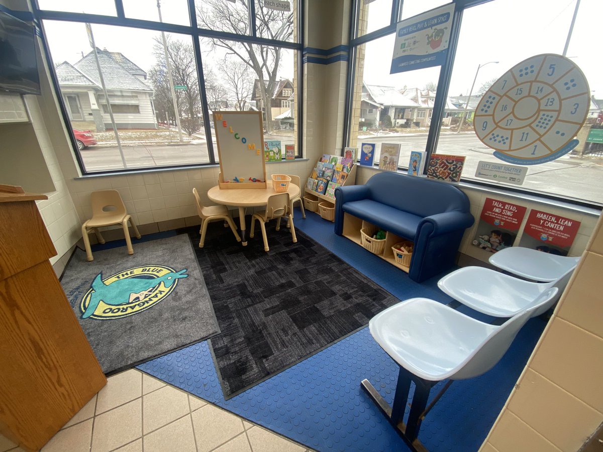 TajmaHallTV's tweet photo. #HappeningNow READ, PLAY, LEARN: I’m at the Blue Kangaroo Laundromat on 29th &amp; Greenfield in Milwaukee for the unveiling of a new space to help support kids &amp; encourage learning outside of the classroom. @CBS58 https://t.co/w4R94xBOSg