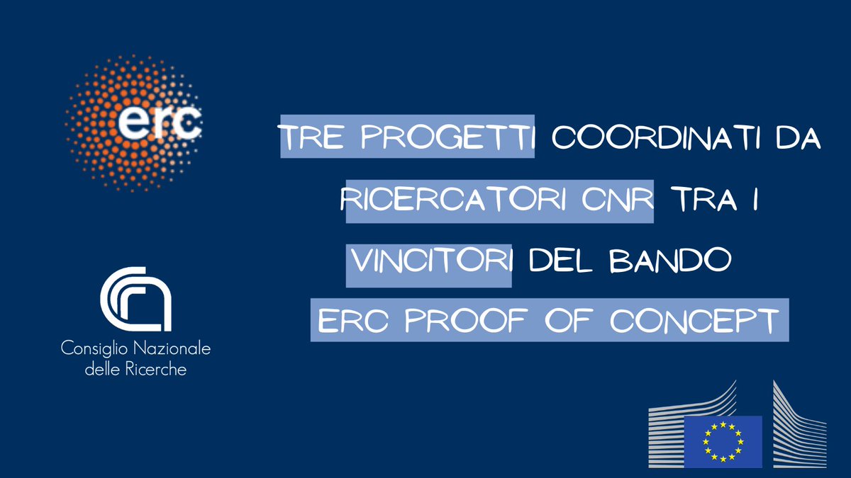 CNRsocial_'s tweet photo. Tre progetti #Cnr vincitori del Bando #ERCProofofConcept riguardanti le #tecnologie
dei #materiali, Alessandro Molle, #Cnr_Imm,
#quantistiche, Roberto Osellame, @CNR_IFN, 
per la conservazione dei #beniculturali, Emanuela Zaccarelli, #Cnr_Isc
Clicca qui👇
https://t.co/Cdy83XErpy https://t.co/AFyMjOgiNK