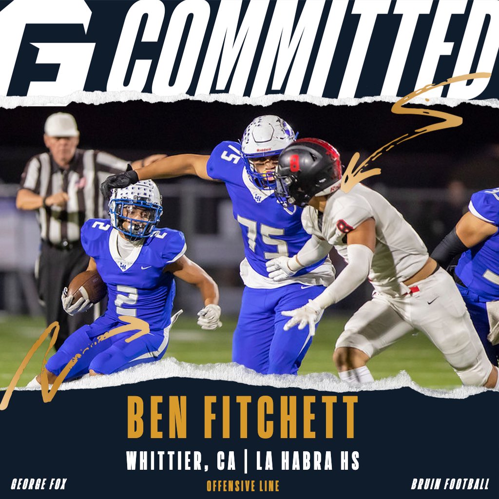 Blessed to announce I will continue playing football at George Fox University.  Special thanks to all of my coaches teammates and my parents, I couldn’t have done it without you. 💙🏴󠁧󠁢󠁳󠁣󠁴󠁿✊🏽
<a href="/JoshoYouKnow/">Josh Ouellette 🐺</a> 
<a href="/coachdiaz75/">Coach Diaz</a> 
<a href="/LHHighlanders/">Coach Mazzotta LH FB</a>