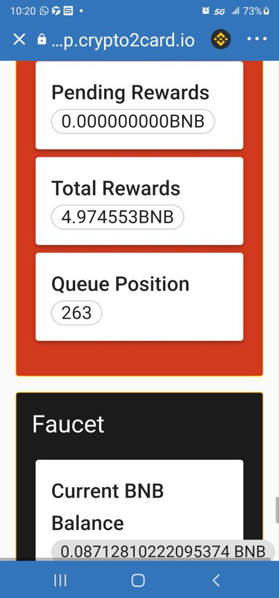 Massive reward within 14days by just holding $C2C <a href="/Crypto2Card/">Crypto2Card.io</a> don't only have great utility that helps investors turn their crypto asset to cash by loading your cc with crypto and withdraw cash from 🏧 but you get paid for just holding! Damn #AnonymousPrepaidCard #Crypto2Card