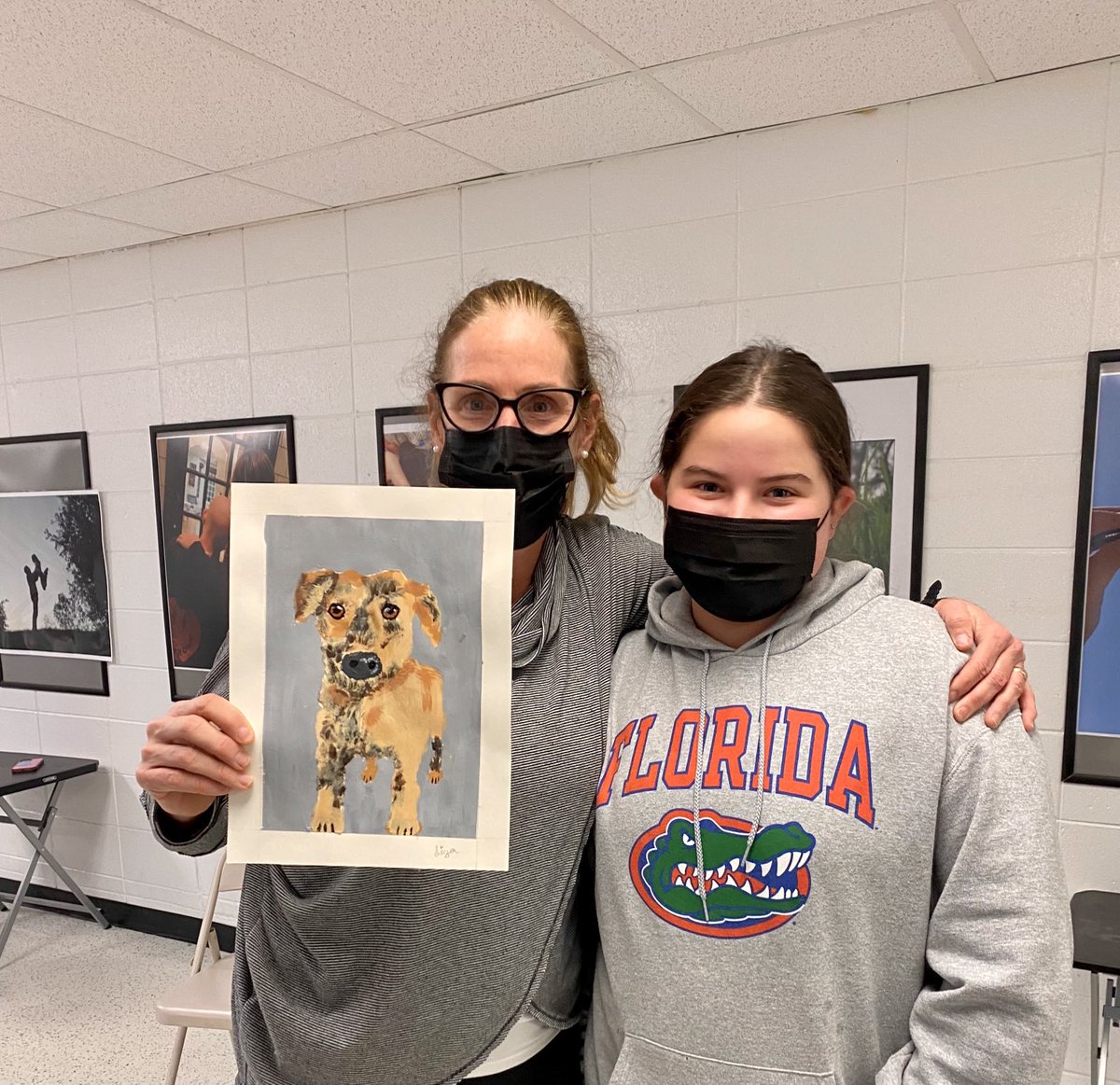 Awwww they are so cute! - ⁦@SaraSandstrom3⁩ we love your students creative work in painting portraits of our pets for charity! ⁦<a href="/Scott_F_Fowler/">Scott Fowler</a>⁩ #carusoway ⁦<a href="/109Caruso/">Caruso Middle School</a>⁩