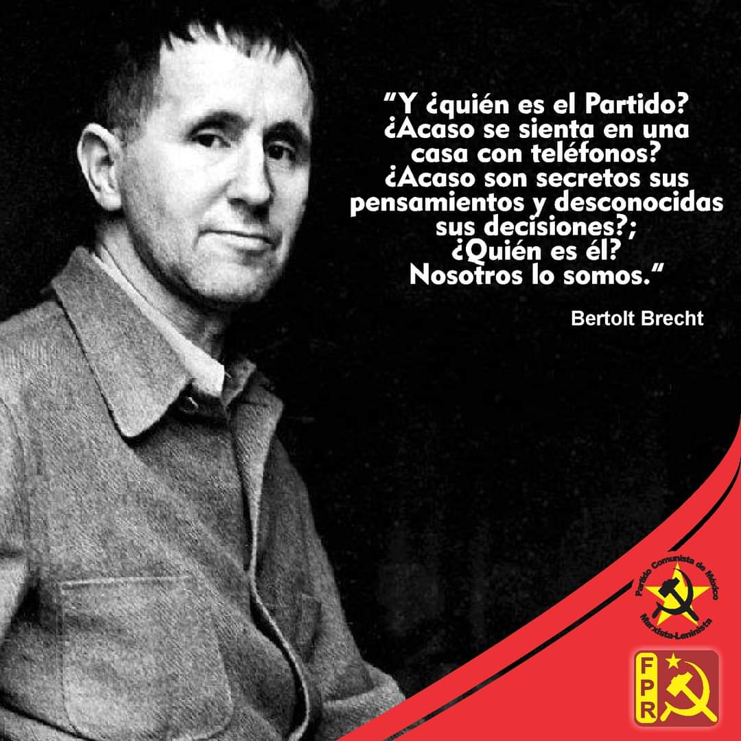 PCM_ml's tweet photo. #UnDíaComoHoy de 1898 nace el poeta y dramaturgo alemán Bertolt Brecht. Fue perseguido y exiliado por el régimen nazi de Adolf Hitler por el contenido social y con tendencia marxista de su obra https://t.co/tutI9WDbiQ