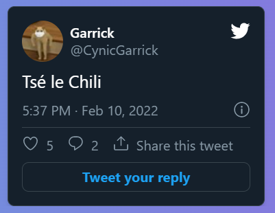 CynicGarrick's tweet photo. @rakontepatavi ahahaha c'est ma nouvelle devise https://t.co/kOixqfSJD1