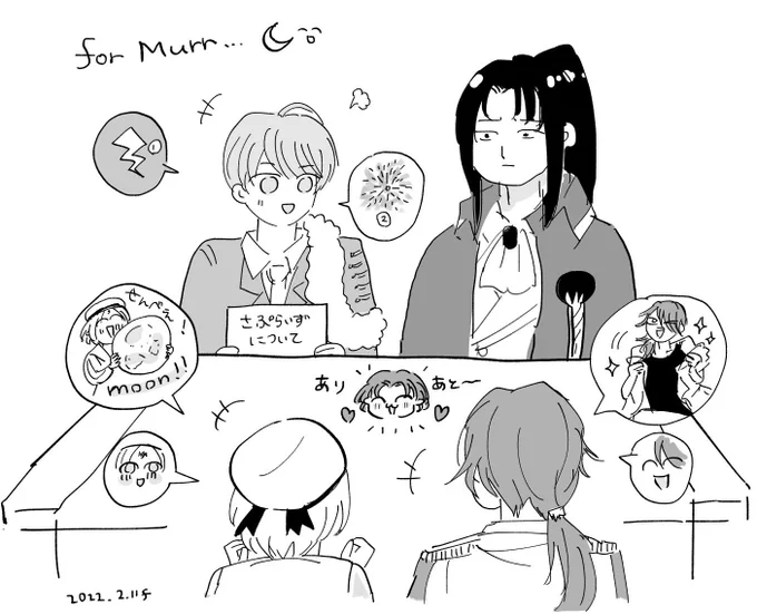 ムルてゃ誕生日おめでと🌝🎉♡ 
