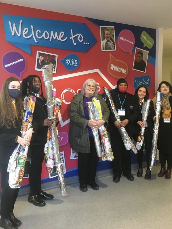 mediacityhub's tweet photo. The 1st #crisppacketblankets have gone to @Emmaus_Salford to give to the local homeless community. Thank you to our wonderful volunteers who have come each week to iron the packets together. A fantastic example of #recycling and #reusing π @gmenvfund @recycle4gm #gmenvfund https://t.co/RF2MMGUqEP