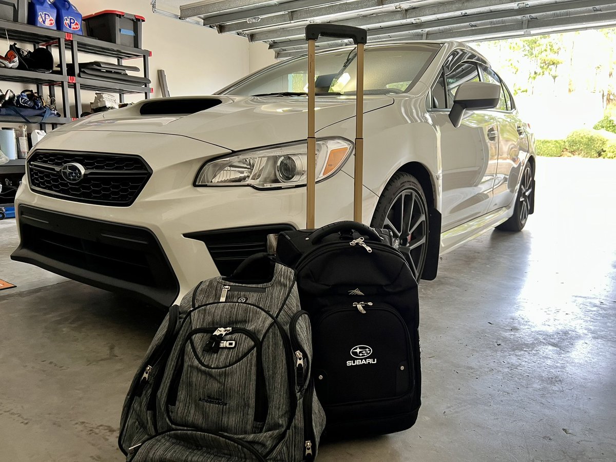 jeffberlin_race's tweet photo. Traveling in style. 🧳🎒🏎

#subaru #wrx #ogio #subaruwrx #travel #cars #luggage #packyourbags https://t.co/2GmEsj5Z1K