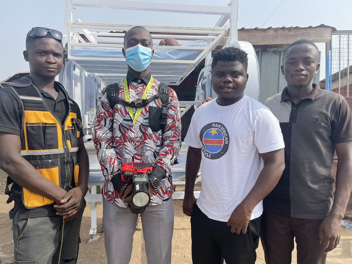 wode_maya's tweet photo. Finally found the two young innovative Ghanaians who designed &amp; manufactured an automated rotary bed for babies aiming to solve lack of beds for new born babies in our hospitals.. https://t.co/sV4rTvO0P4