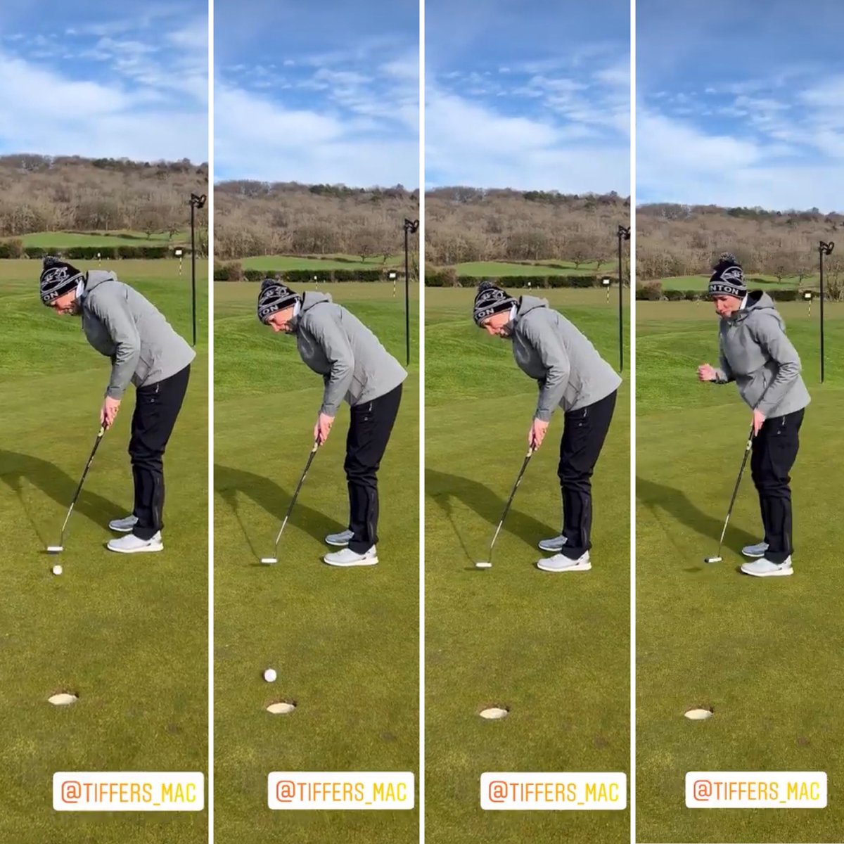 TiffersMac1's tweet photo. Now You See It, Now You Don’t!  
Read It - Roll it - Hole It
Brushing up on my AimPoint in Bristol today with @PuttingHub 
Continually learning - experience brings greater clarity of vision. #aimpointgolf #aimpointexpress #putting #edisco https://t.co/CMIjYcy48R