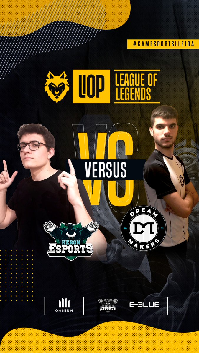 Gamesportselect's tweet photo. ⏰20:30h
@Heron_Esports 

Top- @HRNDanzero
Jng- @HRNJotzero
Mid- @xav1t02
Adc- @Yoangichan
Sup- @ngel_vladi
C:  @IIIjavierIII
S @HDeireth 

VS

@DreamMakersClub #Lleida

Top- @VascoDC3
 Jng- @Txba_
Mid- @crisnituu
Adc- @PedroAC98
Sup- @ElTrompillos
C: @GirbikCoach
A: @Kitcherulol https://t.co/O1Jo43V3hZ