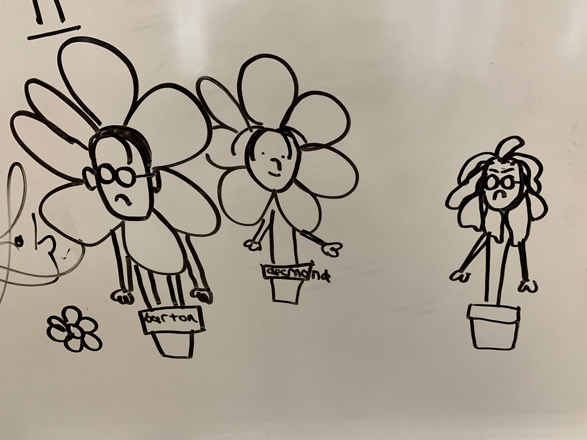 SeanBarton113's tweet photo. Now I’m a flower @HSBDallas https://t.co/RfHzLXZ1tv