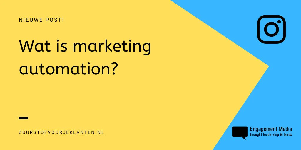 Marketing automation is niet meer weg te denken van een moderne
marketingafdeling. Zeker voor #B2B bedrijven! #marketingautomation dan ook als een ‘must have’ #contentmarketing #communicatie #marketingcommunicatie #communicatietips #content #digital buff.ly/3sgxHk3