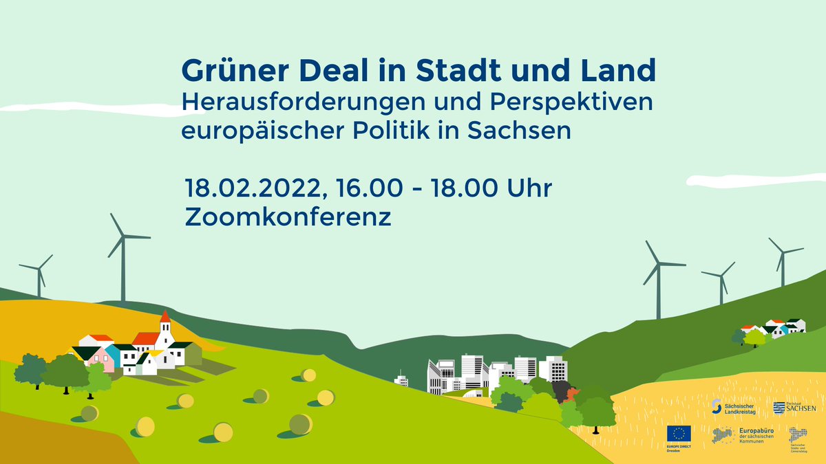 EUROPEDIRECT_DD's tweet photo. Ein neuer digitaler Dialog steht ins Haus. Wir freuen uns mit euch und unserem spannend besetzten Podium über den „Europäischen Grünen Deal“ und seine kommunalen Auswirkungen zu diskutieren.
🖋 Anmeldung: https://t.co/rkaGGKeyll https://t.co/pf4bGfNpHJ