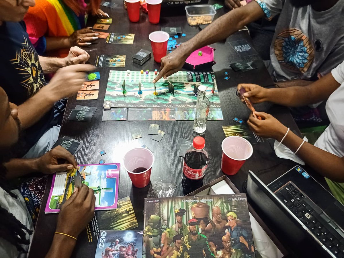nibcardgames's tweet photo. 10 Hours During the War

#WarGame #Boardgame #TabletopGames #NIBCARDGames #MadeinNigeria #PlaytestingTuesday https://t.co/3hCPLW5IHn
