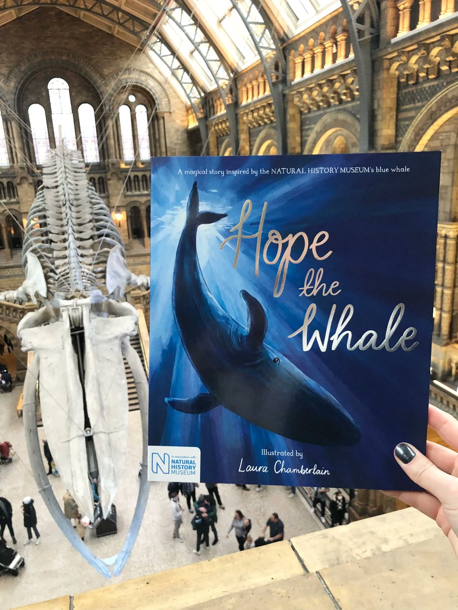 MacmillanKidsUK's tweet photo. Have you been to see Hope the Whale at @NHM_London?!

Follow Hope the blue whale's epic journey across the oceans, in this uplifting tale, inspired by the story of the real Hope the whale – one of @NHM_London's most loved exhibits. Beautifully illustrated by @Chalaurate https://t.co/yR6taGFOm9