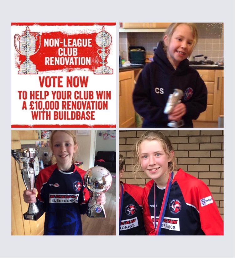 Charlotte is 13 &amp; playing her 8th season in a mixed team at <a href="/FleetSpurs/">Fleet Spurs</a>

Help ensure she has the same standard toilets as her team mates by voting for the club to win £10k from <a href="/BuildbaseUK/">Buildbase</a>.

Let's improve community football facilities for all!

Vote now buff.ly/2x3lp5q