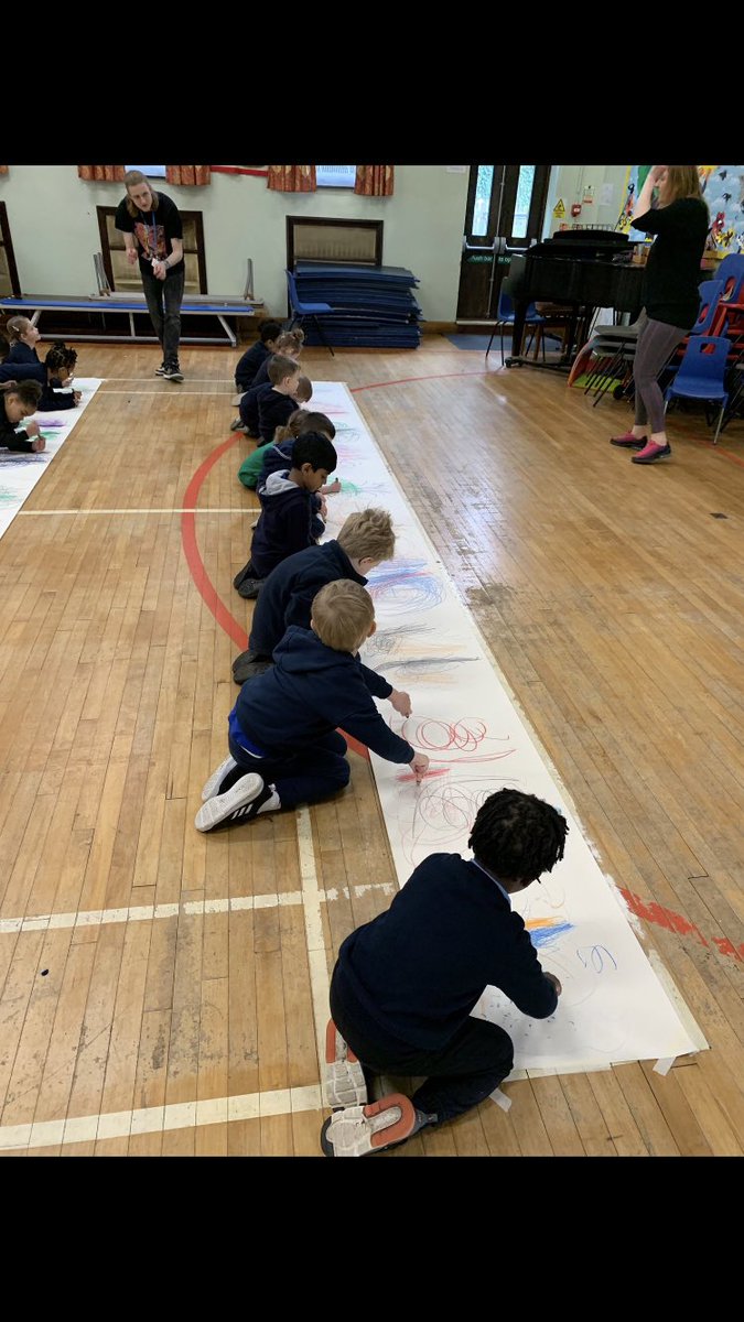 ParishCEschool's tweet photo. YR enjoying their Write Dance session - combining PE, Music &amp; Art #volcano #crosscurricularfun  #explosivePE https://t.co/QVOu9Q7kTo