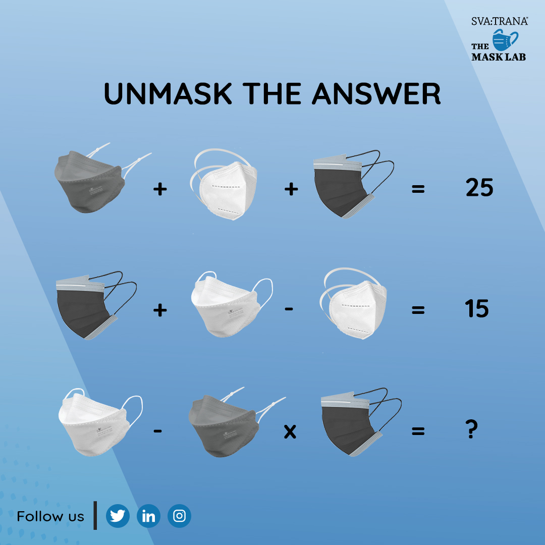 TheMaskLabIndia's tweet image. Give your answers in the comment below
#TheMaskLab #BrainTest #MaskUp #WillowMask #ConeMask #SurgicalMask