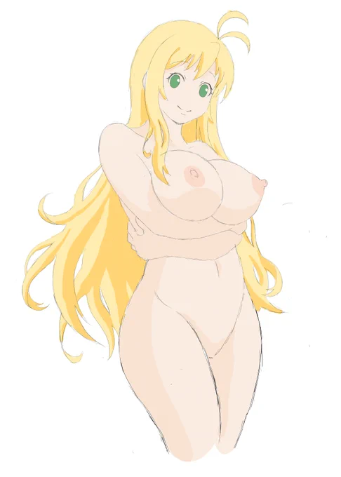 先日のマキちゃんの色ラフ。

ん～
顔小さい?太増しすぎる?
まだまだ描き直さなきゃだめだな～

こう一発でバランスよく描けないのも筆が遅い原因だよな～ 