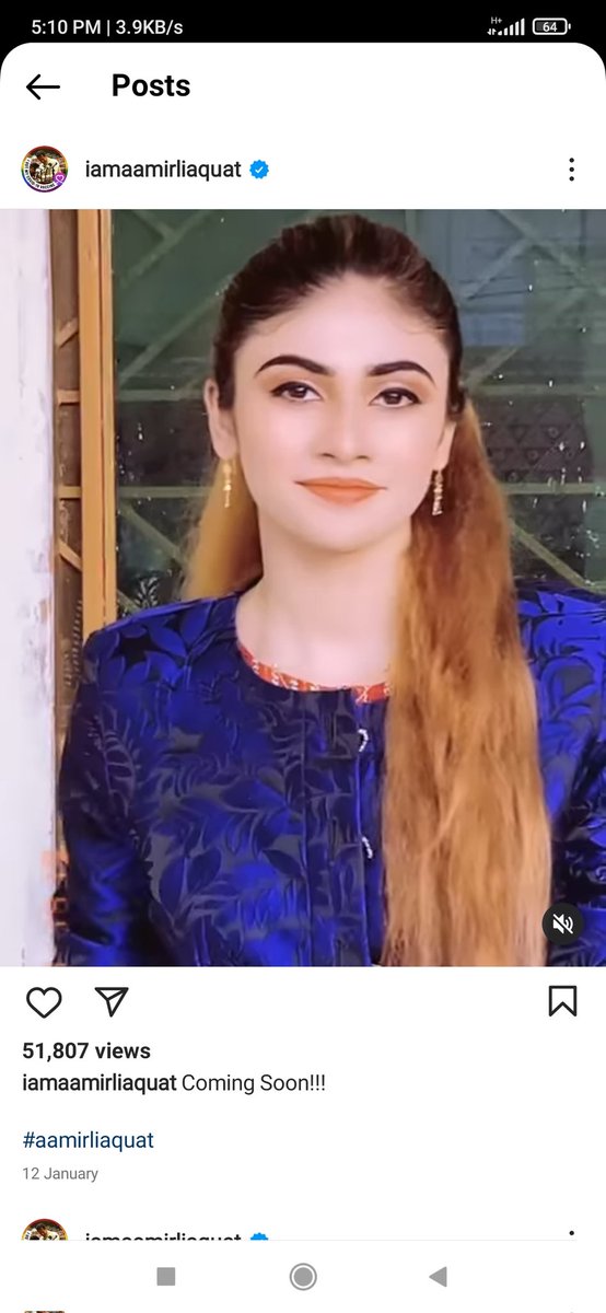 blurmynamepls's tweet photo. Aamir Liaqaut started soft launching his child bride using her tiktoks since 12th january... how did no media outlet catch on to this..

and the captions 😭 "COMING SOON"
# SUSPENSE # SUSPENSE THRILLER https://t.co/ln5NaM820Q